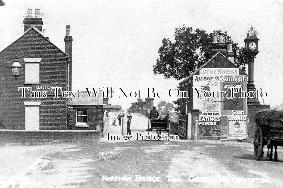 HA 2274 - Northam Bridge Toll Gate, Southampton, Hampshire c1912