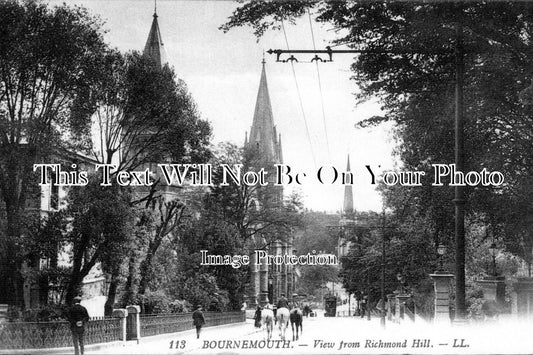 HA 228 - View From Richmond Hill, Bournemouth, Hampshire