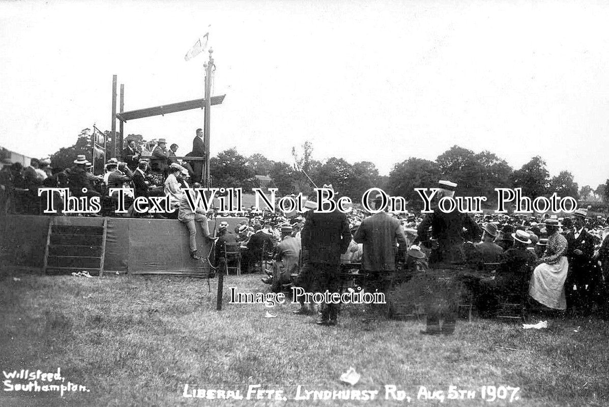 HA 2360 - The Liberal Fete, Lyndhurst Road, New Forest, Hampshire 1907