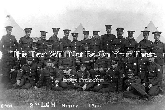 HA 2384 - 2nd LGH Army Medical Corps At Netley Camp, Hampshire 1913