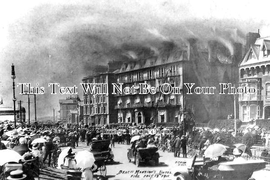 HA 2431 - Beach Mansions Hotel Fire, Southsea, Hampshire 1911