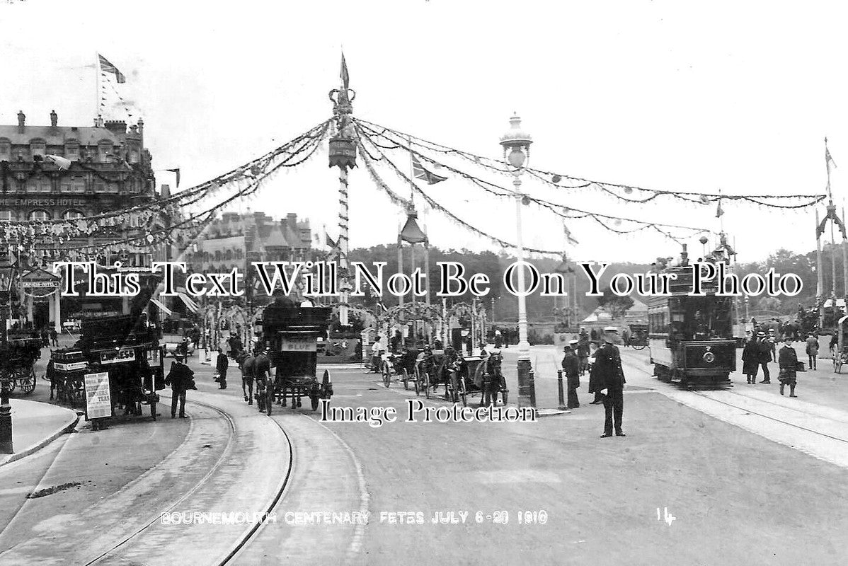 HA 2465 - Bournemouth Centenary Fetes, Tram No.7 To Poole 1912