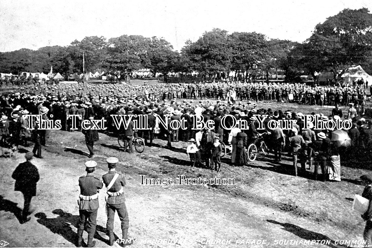 HA 2473 - Army Manoeuvres, Southampton Common, Hampshire c1904