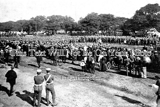 HA 2473 - Army Manoeuvres, Southampton Common, Hampshire c1904