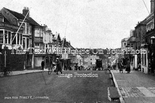 HA 25 - High Street, Lymington, Hampshire c1924