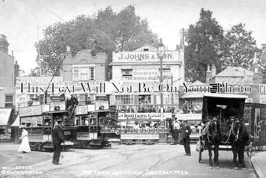 HA 2520 - The Tram Junction, Southampton, Hampshire c1908