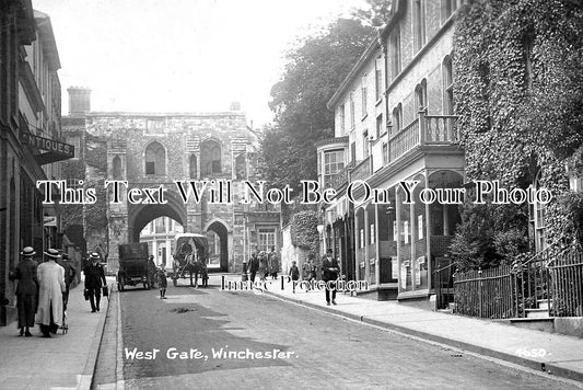 HA 2604 - West Gate, Winchester, Hampshire c1906