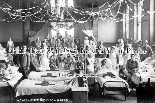 HA 2630 - Alton Red Cross Hospital Ward At Christmas, Hampshire