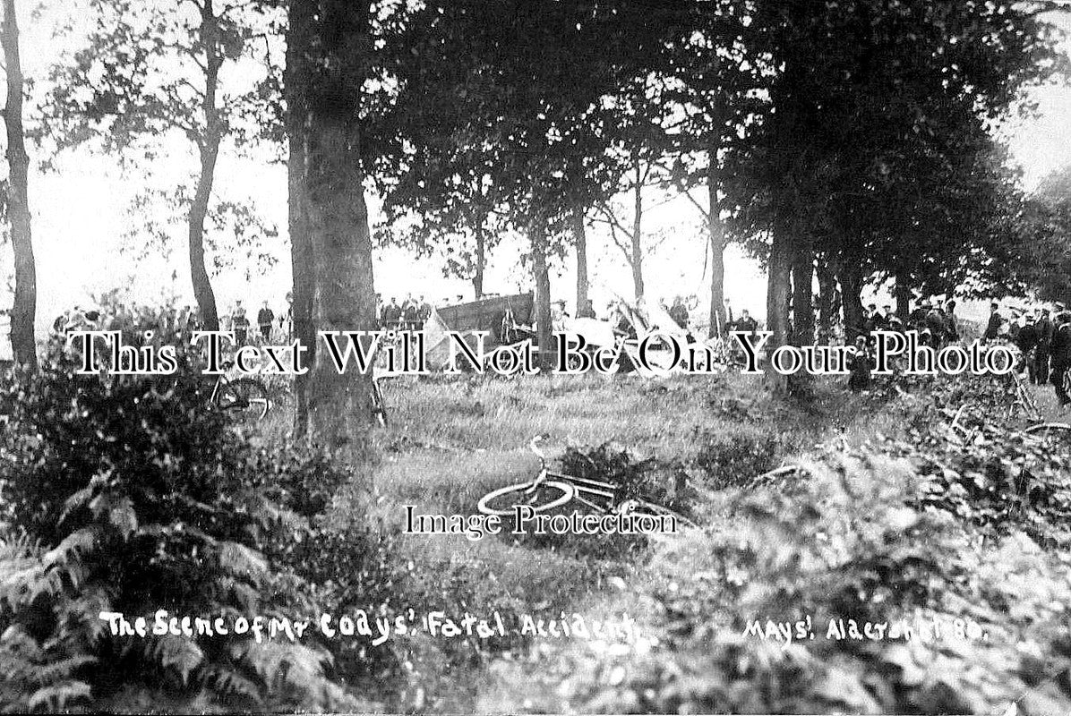 HA 2664 - Wreckage Of S F Codys Aircraft, Aldershot, Hampshire 1913