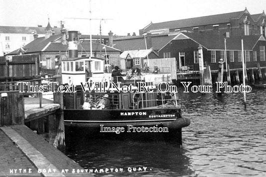 HA 2699 - Hythe Boat At Southampton Quay, Hampshire