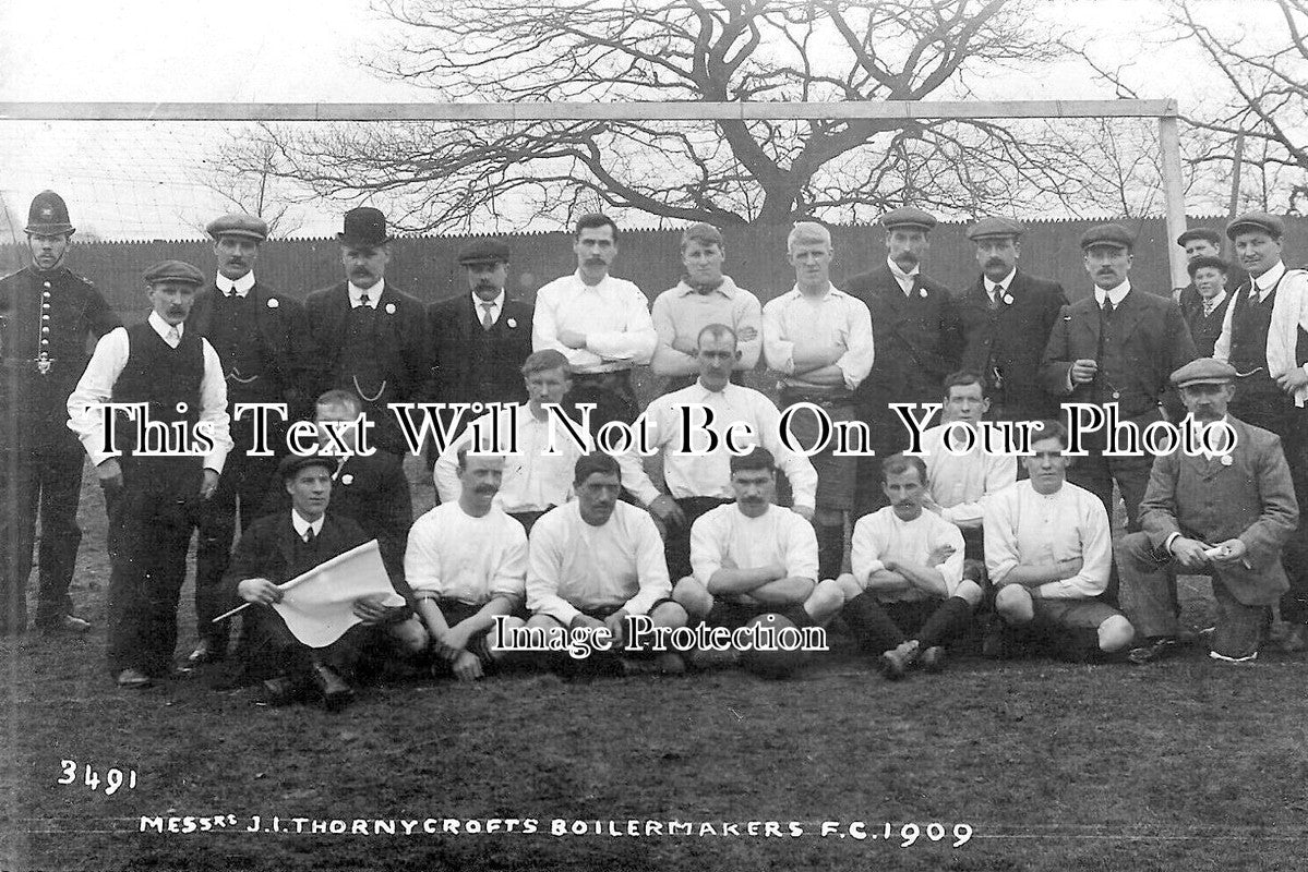 HA 2709 - JI Thornycrofts Boilermakers FC, Woolston, Southampton, Hampshire 1909