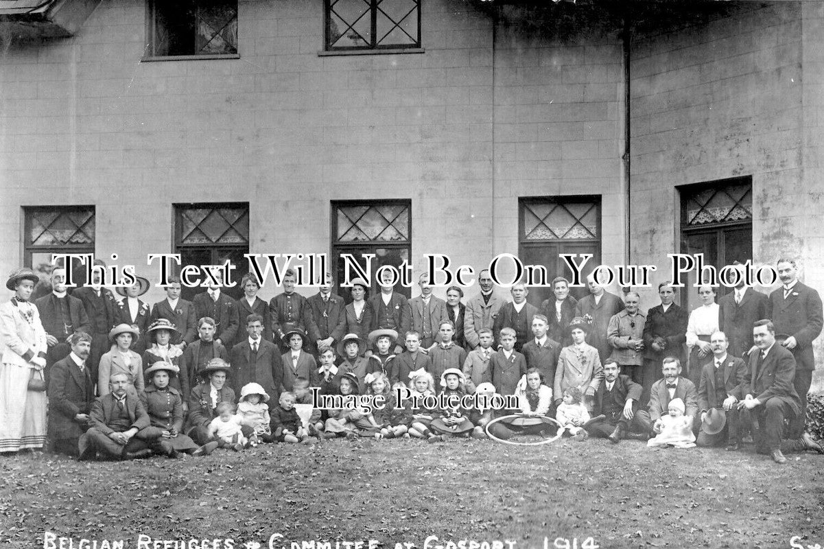 HA 2721 - Belgian Refugees Committee, Gosport, Hampshire 1914