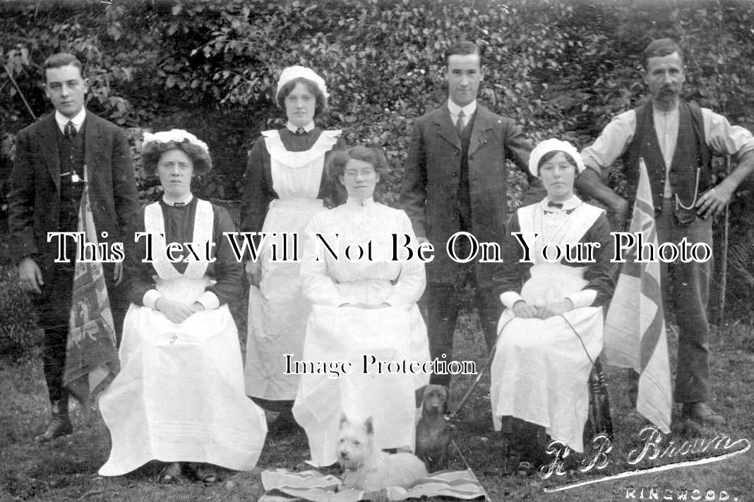 HA 2724 - Staff At Highcroft, Hampshire c1914
