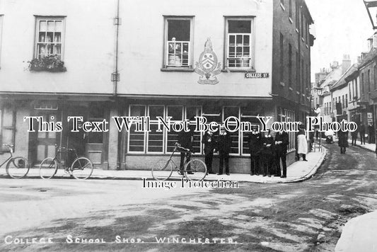 HA 2786 - Winchester College School Shop, College Street, Hampshire c1917