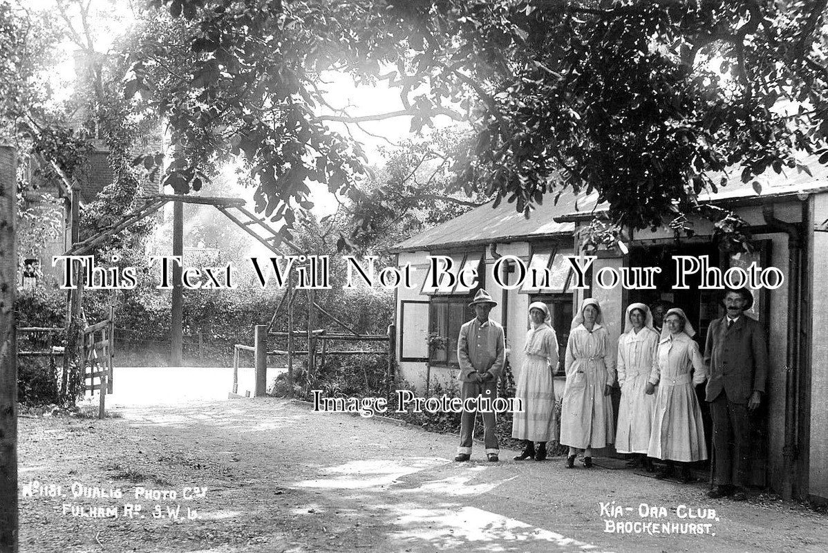 HA 2870 - Kio-Ora Club, New Zealand General Hospital, Brockenhurst WW1