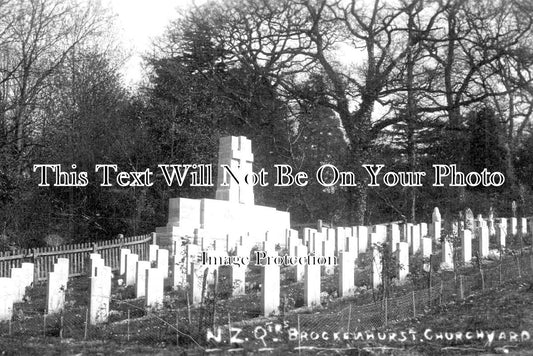 HA 2883 - Churchyard, New Zealand Quarter, Brockenhurst Church WW1