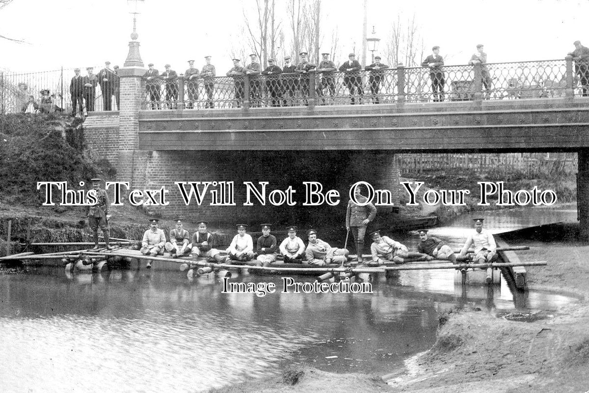 HA 2935 - Farnborough Canal Bridge, Hampshire c1909