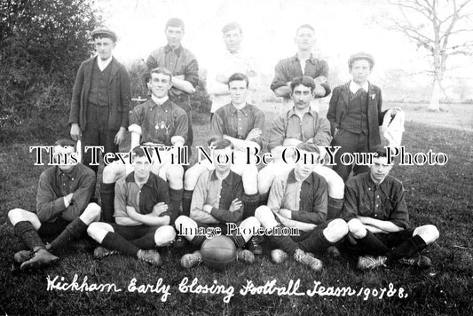 HA 2998 - Wickham Early Closing Football Team, Hampshire 1907-08