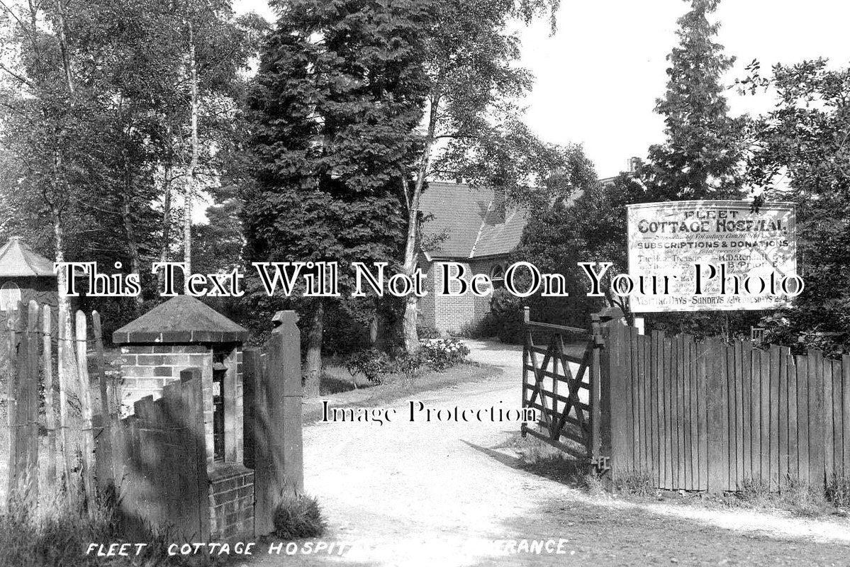 HA 3075 - Fleet, Cottage Hospital, Front Entrance, Hampshire