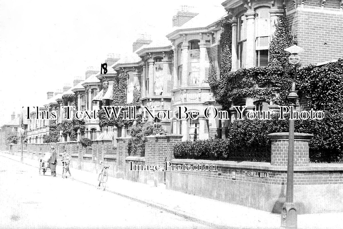 HA 3076 - Taswell Road, Southsea, Hampshire c1907