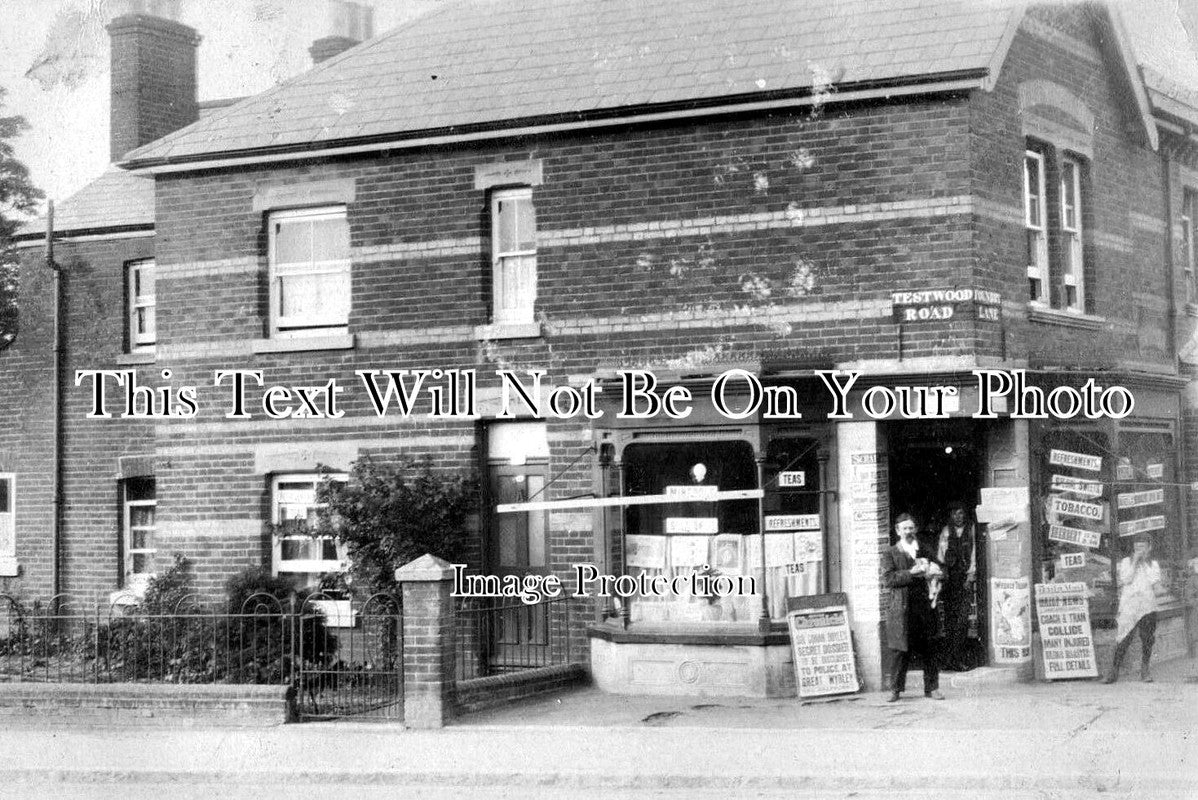 HA 3087 - Testwood Road & Foundry Lane, Southampton, Hampshire c1907