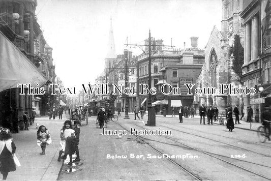 HA 3136 - Below Bar, Southampton, Hampshire c1905