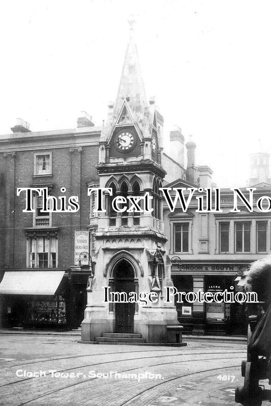 HA 3138 - Southampton Clock Tower, Hampshire c1916