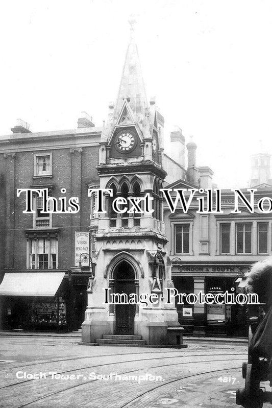 HA 3138 - Southampton Clock Tower, Hampshire c1916