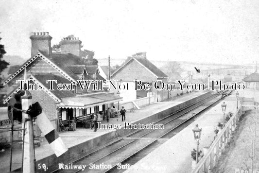 HA 3159 - Sutton Scotney Railway Station, Hampshire c1906