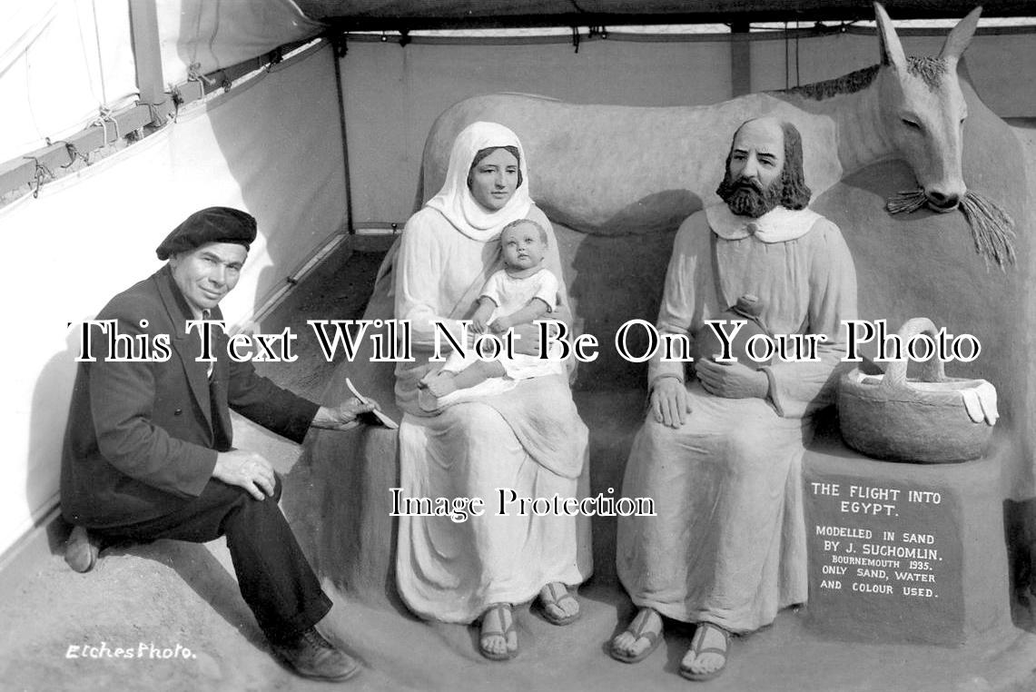 HA 3221 - Bournemouth Sand Modelling Sculpture, Hampshire