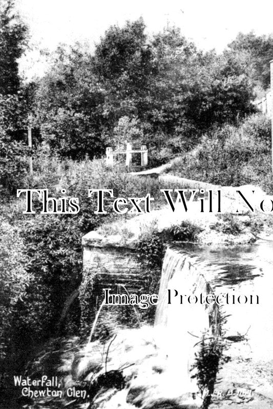HA 3236 - Waterfall, Chewton Glen, New Milton, Hampshire c1907