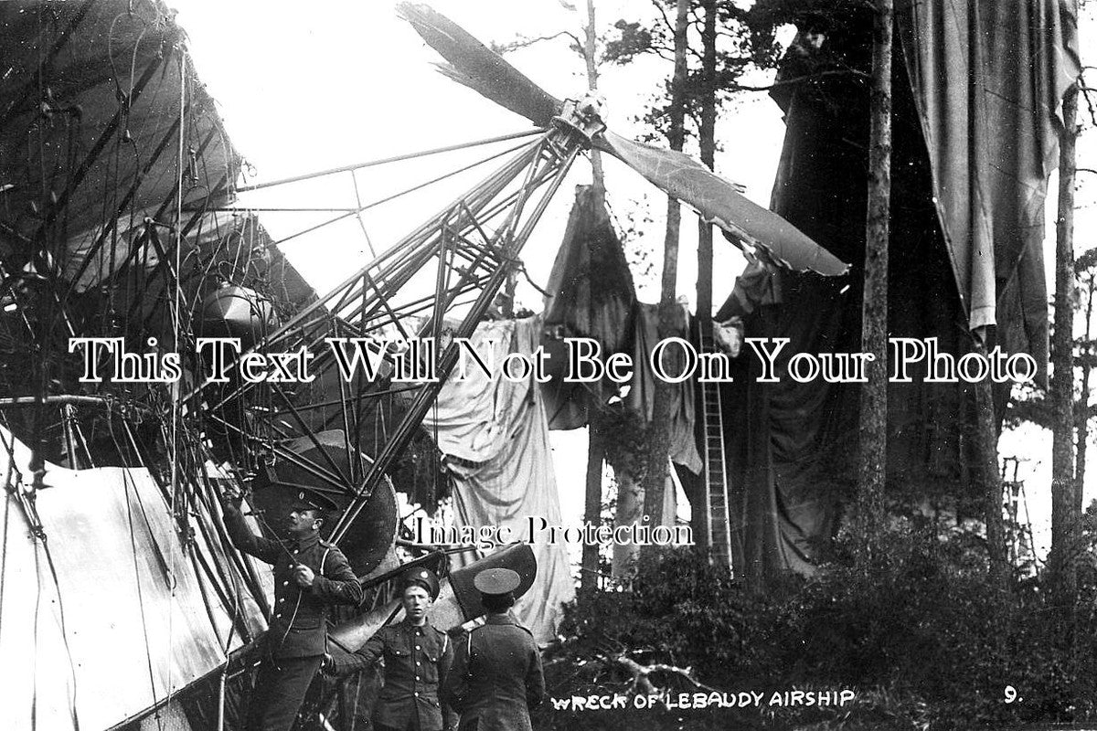 HA 3246 - Wreck Of Lebaudy Airship, Farnborough, Hampshire c1911