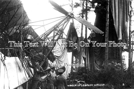 HA 3246 - Wreck Of Lebaudy Airship, Farnborough, Hampshire c1911