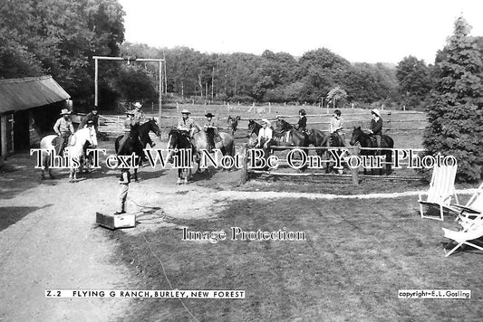 HA 3255 - Flying G Ranch, Burley, New Forest, Hampshire c1967