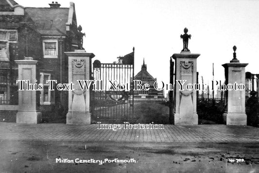 HA 3309 - Milton Cemetery, Portsmouth, Hampshire c1915