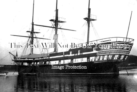HA 3310 - TS Mercury Boys Training Ship, River Hamble, Hampshire c1910
