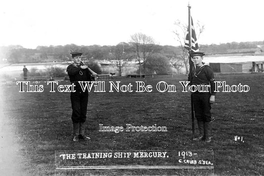 HA 3324 - TS Mercury Boys Training Ship, Hamble, Hampshire 1913