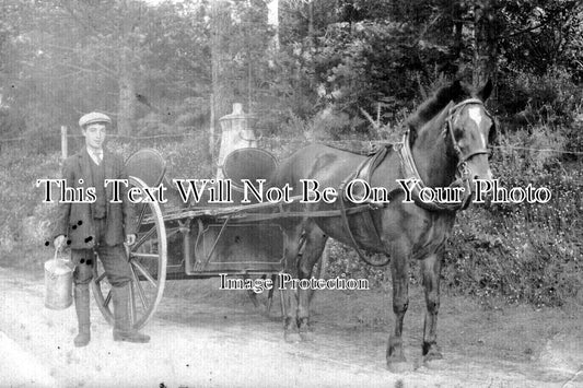 HA 3328 - Horse Drawn Milk Cart, Burley, New Forest, Hampshire