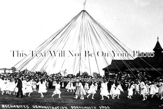 HA 3346 - Rechabites Demonstration, Portsmouth, Hampshire 1906