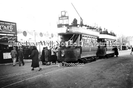 HA 3351 - Trams On Southsea Esplanade, Hampshire