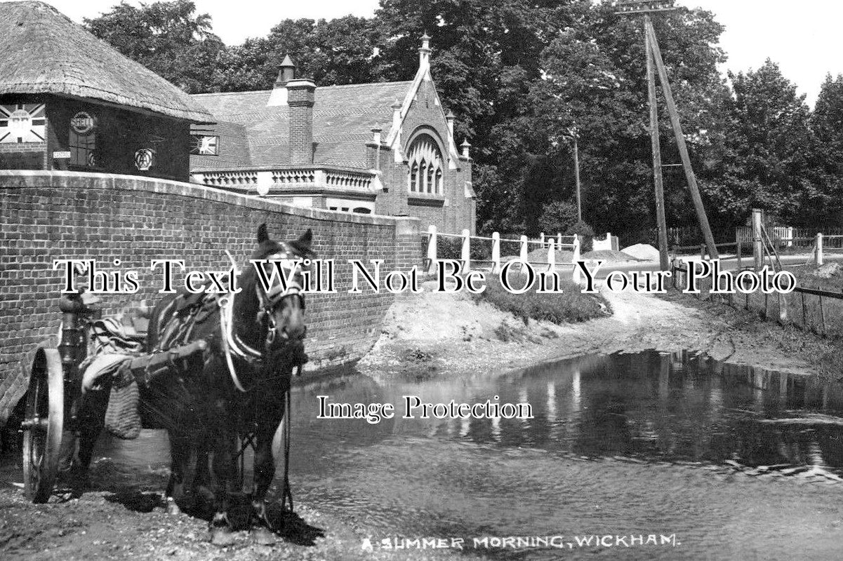 HA 3359 - A Summer Morning At Wickham, Hampshire