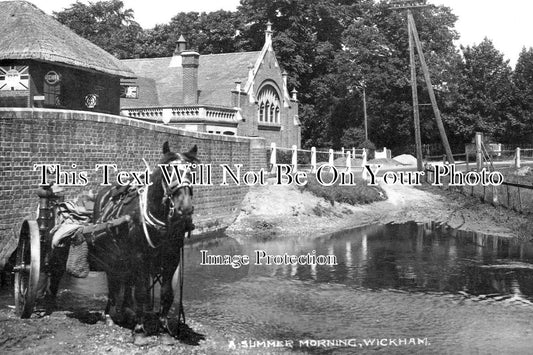 HA 3359 - A Summer Morning At Wickham, Hampshire
