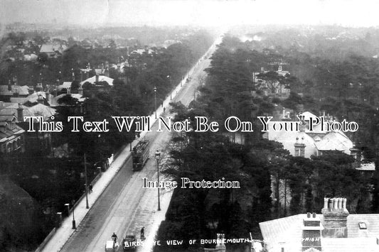HA 3362 - Birds Eye View Of Bournemouth, Hampshire c1916