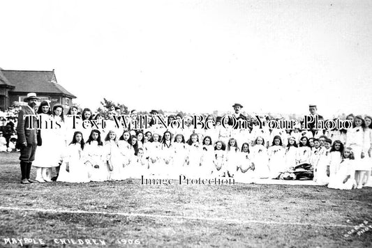 HA 3379 - Maypole Children, Portsmouth, Hampshire 1906
