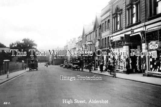 HA 3403 - High Street, Aldershot, Hampshire c1915