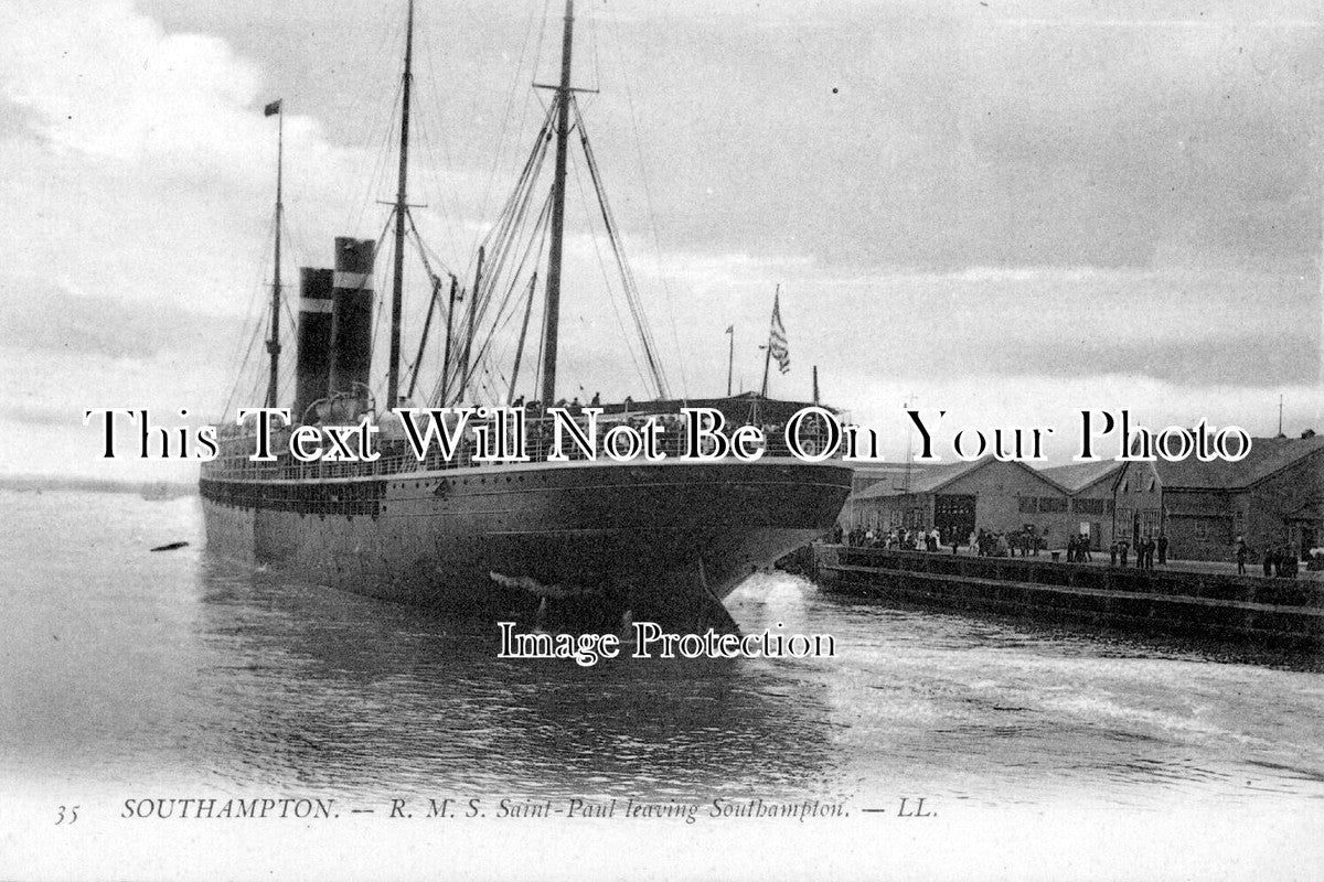 HA 3409 - RMS Saint Paul, Southampton, Hampshire