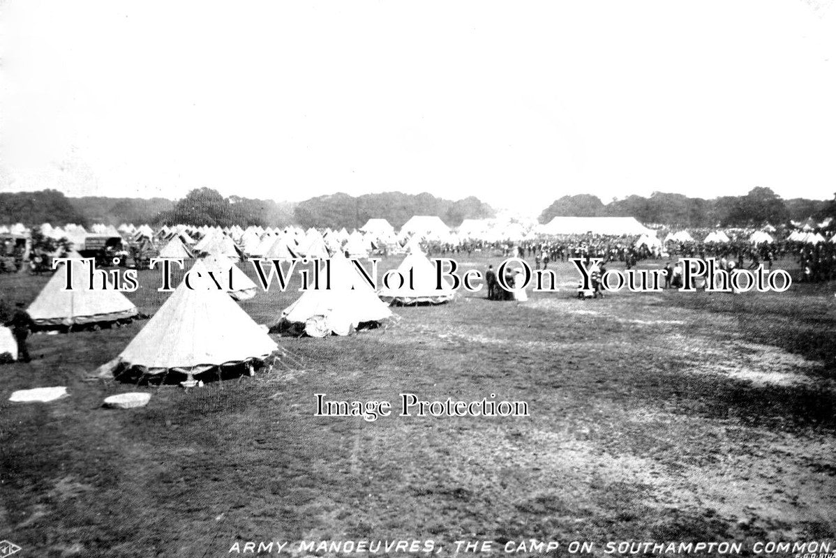 HA 3420 - Army Manoeuvres, Southampton Camp, Hampshire c1904
