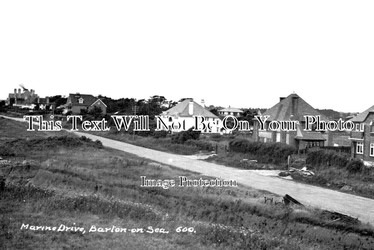 HA 3471 - Marine Drive, Barton On Sea, Hampshire c1926