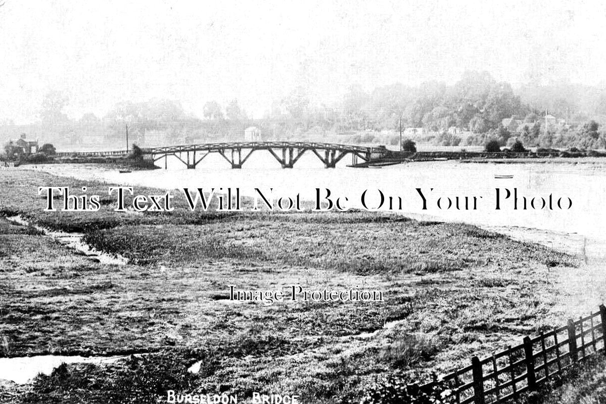 HA 3478 - Bursledon Bridge, River Hamble, Hampshire