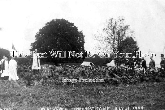 HA 3479 - Divine Service, Lyndhurst Camp, Hampshire c1904